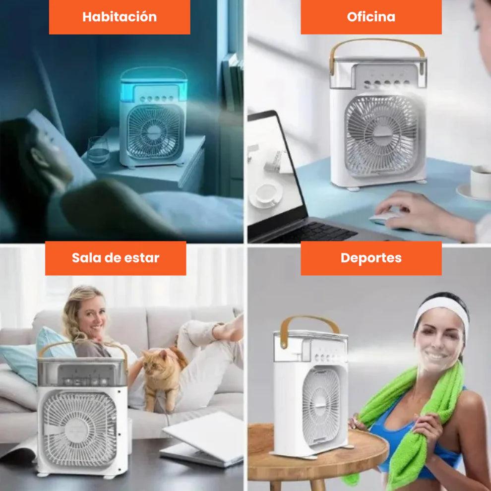 Ventilador Humidificador y Enfriador de Aire 3 en 1 El original Gran oferta