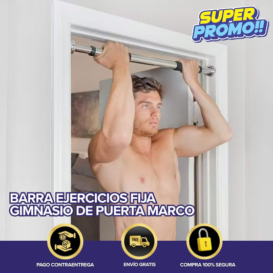 Barra Ejercicios Fija Gimnasio para Marco de puerta entrenamiento en casa