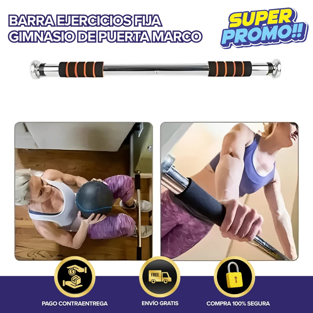 Barra Ejercicios Fija Gimnasio para Marco de puerta entrenamiento en casa